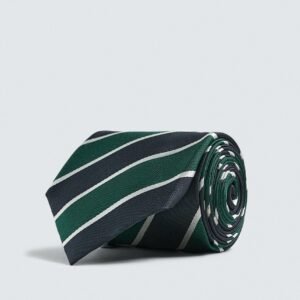 100% Silk Striped Tie